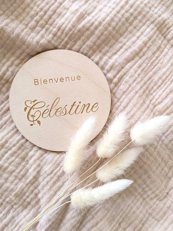 Carte de bienvenue Célestine