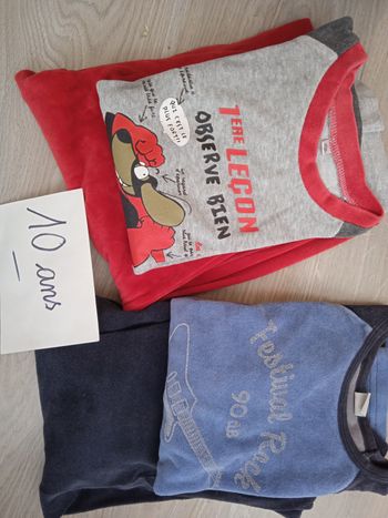 Pyjamas garçon 10 ans