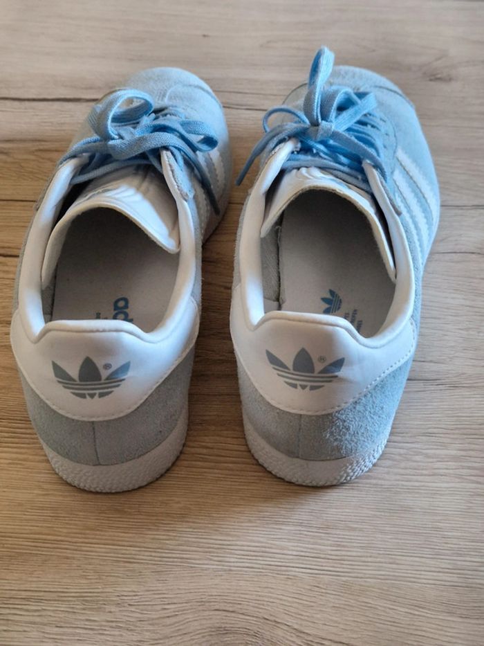 Adidas Gazelle – Bleu clair / Blanc - photo numéro 5