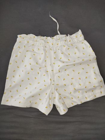 Short taille haute citron