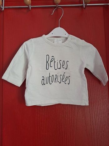 T-shirt garçon 3 mois