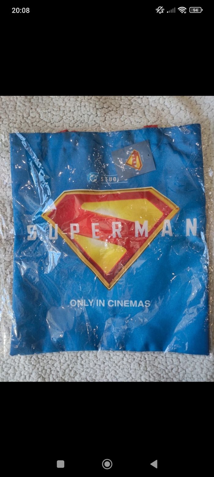 Tote bag Superman neuf