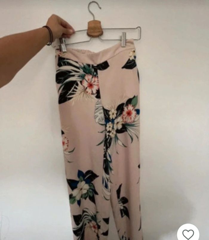 Pantalon fluide fleuri "Zara"