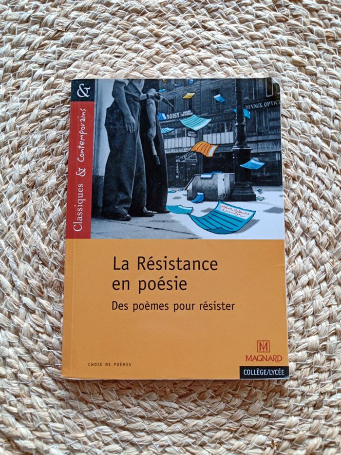Livre : La Résistance en poésie