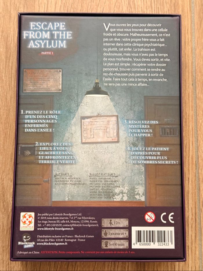 Escape Game « Escape from The Asylum » et « Unfold : Dark Story » Neuf - photo numéro 6