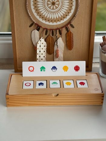 Jeu bébé en bois d’association oxybul 