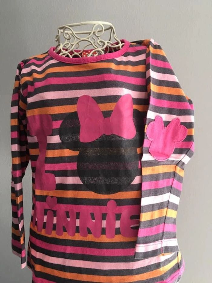 T-shirt fille 3 ans motif Minnie - photo numéro 2