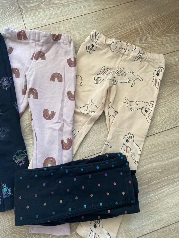 Lot de 5 legging H&M taille 2/3 ans - photo numéro 2