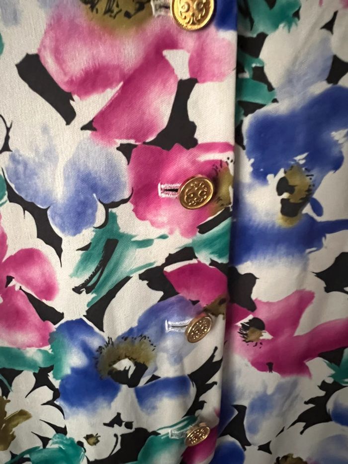 robe fantaisie motifs fleurs - photo numéro 3