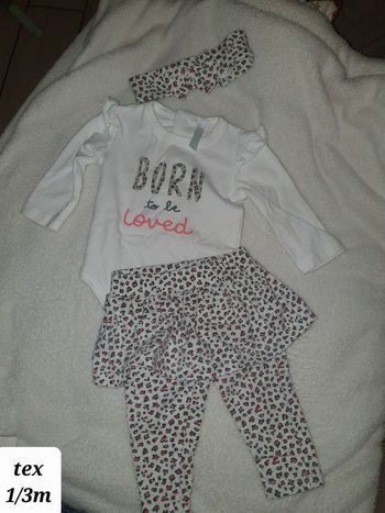 Jolie ensemble leopard