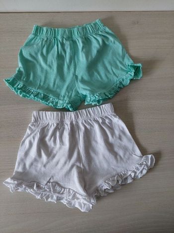 Short fille 12mois