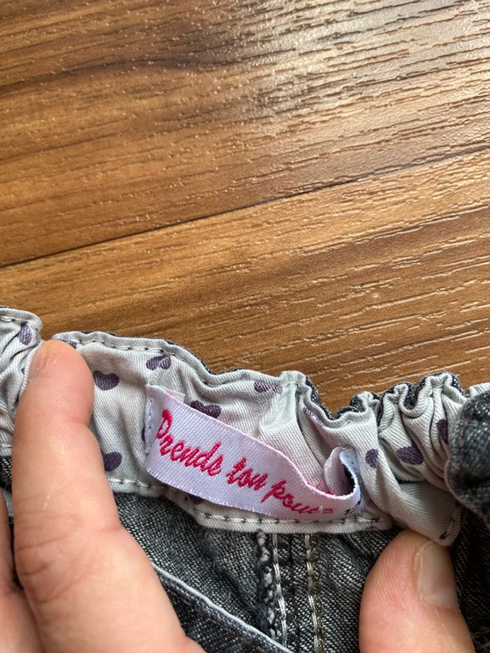 Short en jean noir - photo numéro 3