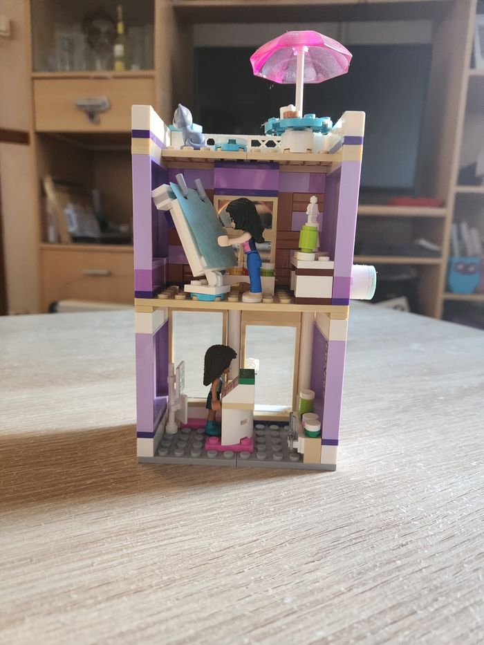 LEGO Friends 41365 – Atelier d’artiste d’Emma – Complet