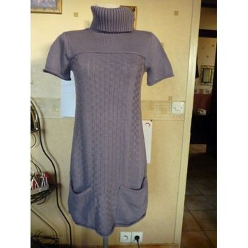 Robe pull Grise Cache cache T 40