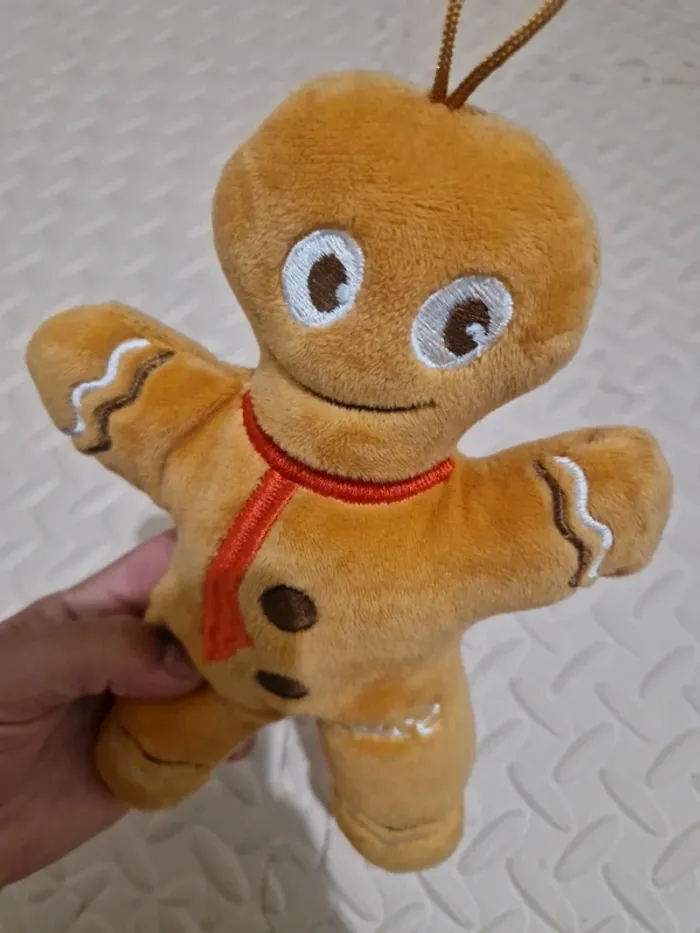 Peluche Pain d'épice Alsace marron très bon état - photo numéro 3
