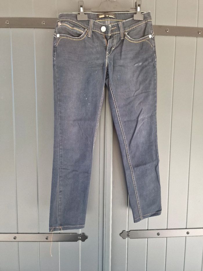 Jeans levis skinny foncé taille 27 - photo numéro 3