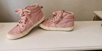 Chaussure montante rose