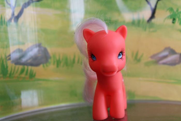 Poney orange vintage - photo numéro 6