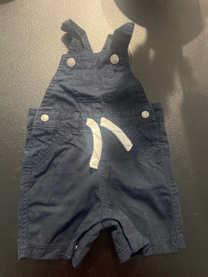 Salopette short 6 mois