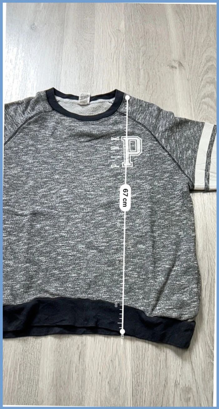 Pull Pink (Victoria’s Secret) Gris Taille S - photo numéro 3
