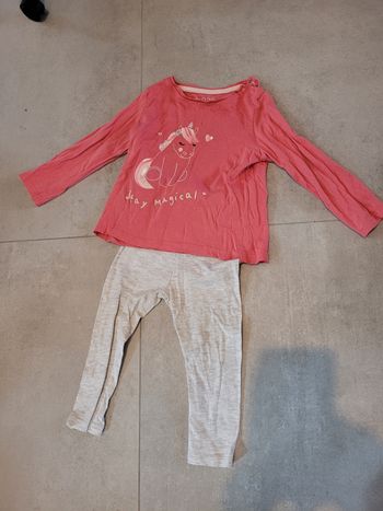 Ensemble T-shirt legging 18 mois