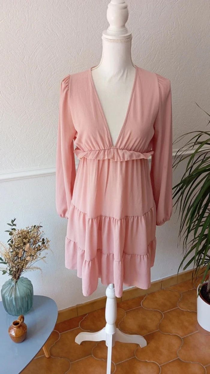 robe rose pastel