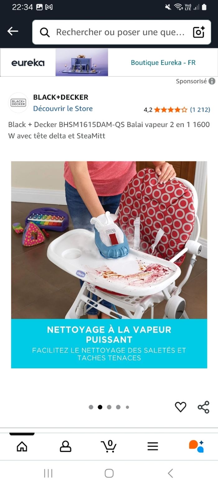 Balai vapeur black & decker - photo numéro 10