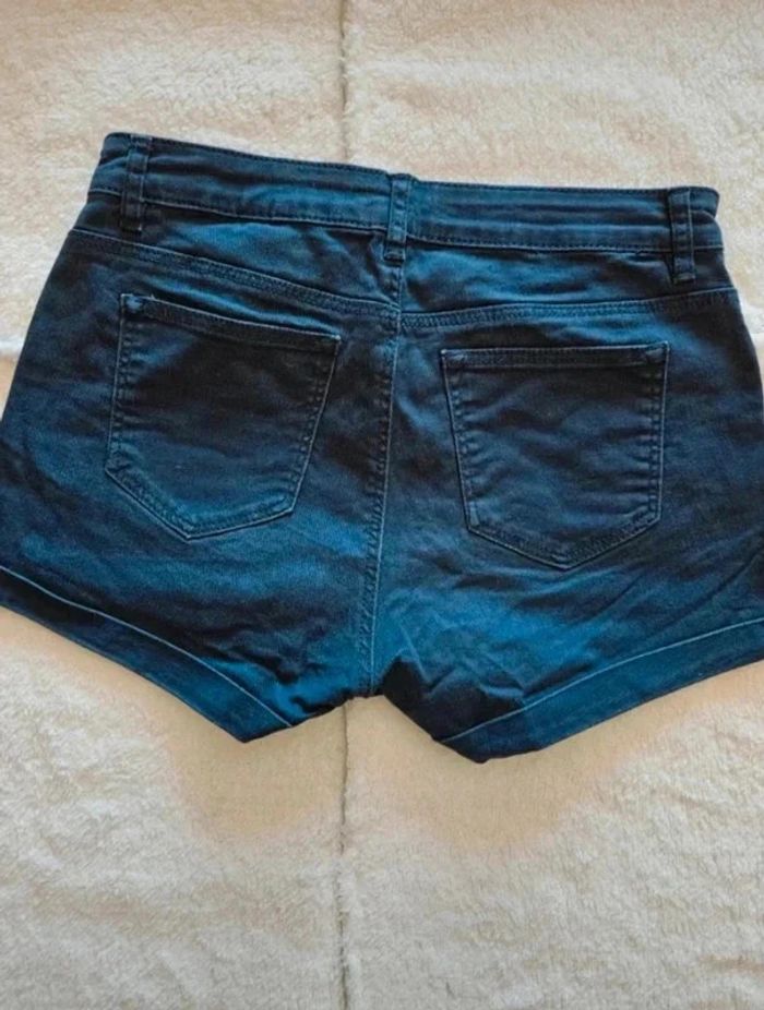 Short bleu marine - H&M - photo numéro 4