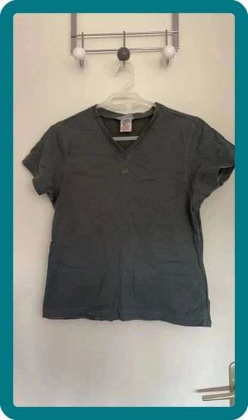 T-shirt gris bleu