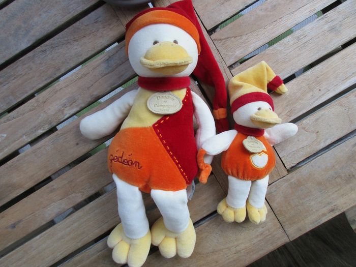 peluche gédéon et son petit doudou et compagnie - photo numéro 3