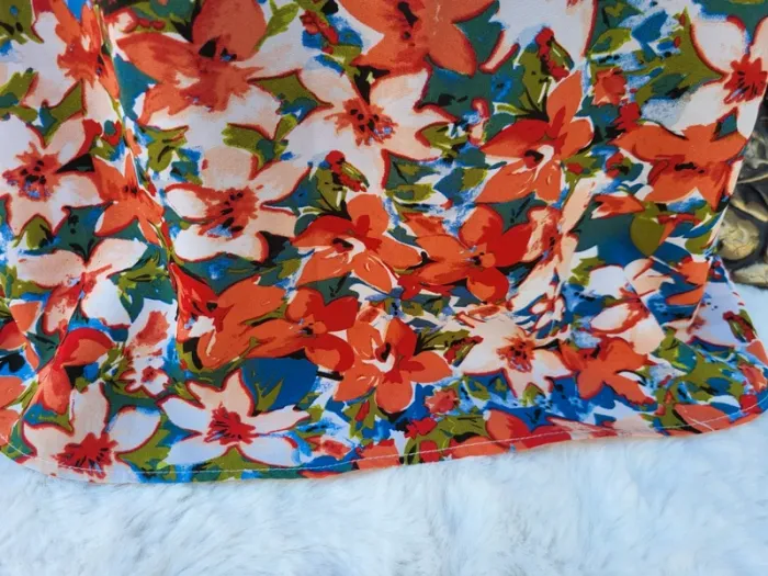 Blouse fleuri multicolore shein taille 46 - photo numéro 5