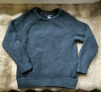 Pull garçon Okaïdi bleu 4/5 ans bon état