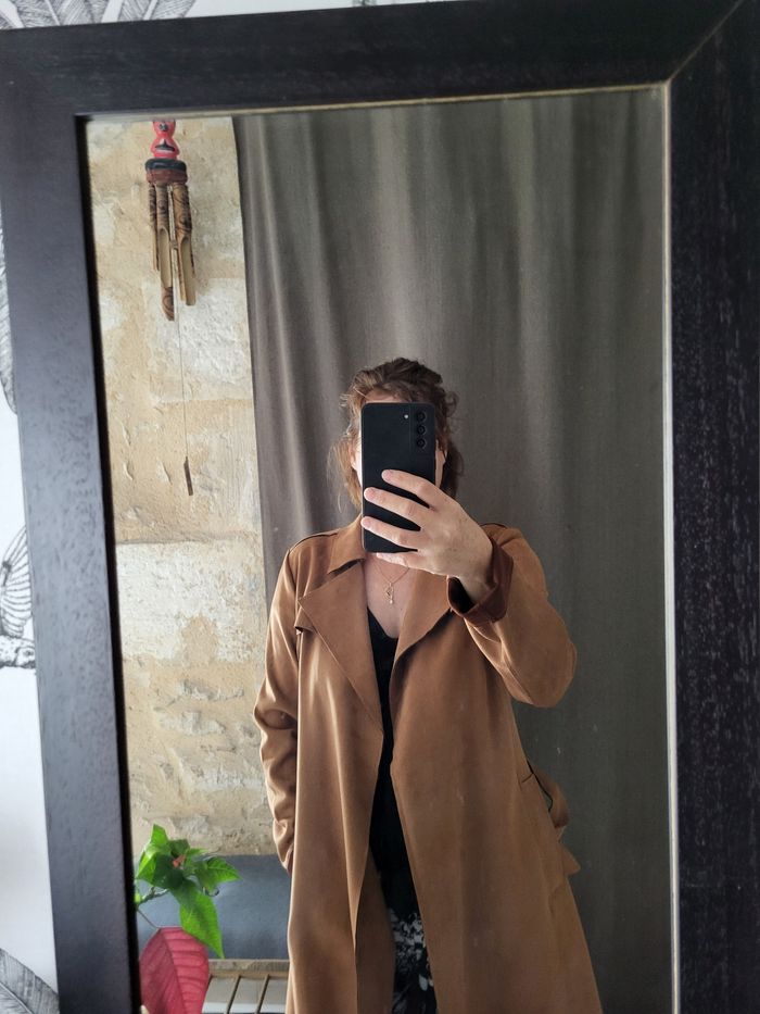 Trench en suedine - photo numéro 2