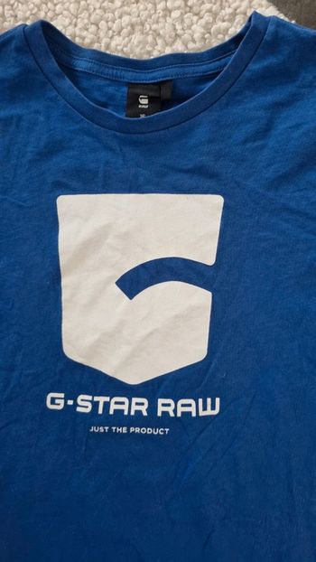 Tee shirt gStar bleu 16 ans tbe