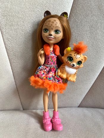 Poupée Cherish Guépard 15 cm & Quick-Quick - Enchantimals