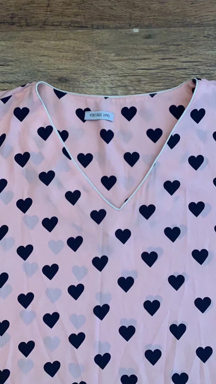 T-shirt loose Vintage Love - photo numéro 2