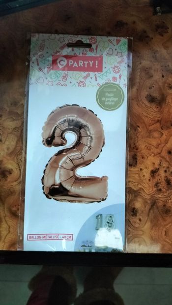 Ballon anniversaire de 2  ans