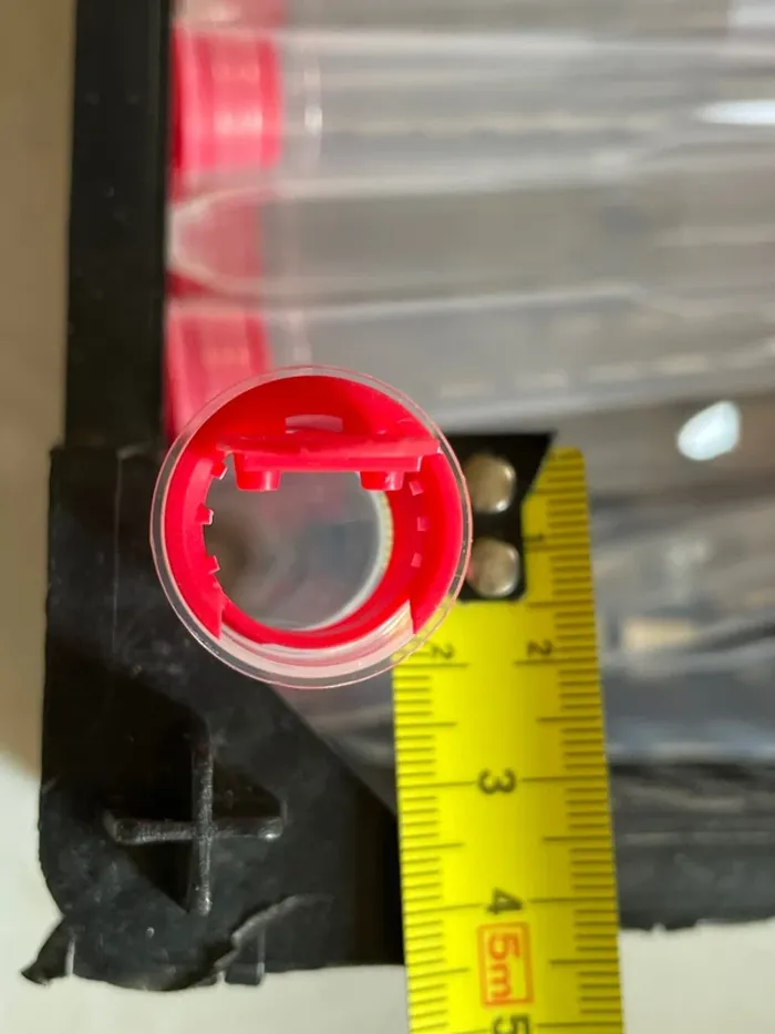 Lot de 45 tubes de rangement en plastique - photo numéro 5