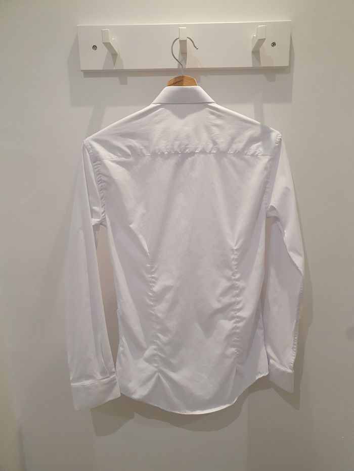 Chemise Toulouse unie blanc Taille XL (taille très petit) - photo numéro 4