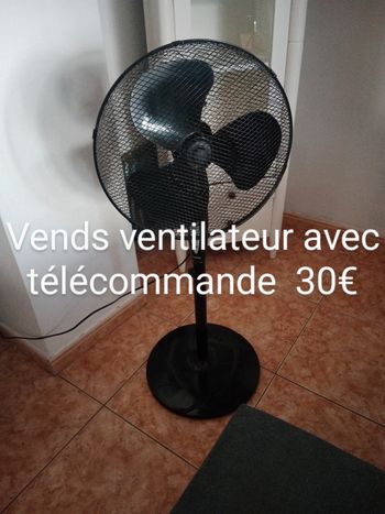 Vend Ventilateur avec télécommande
