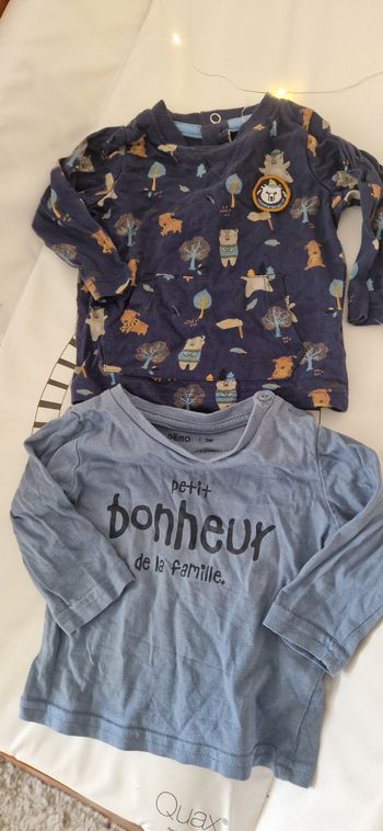Lot T-shirt 3 mois
