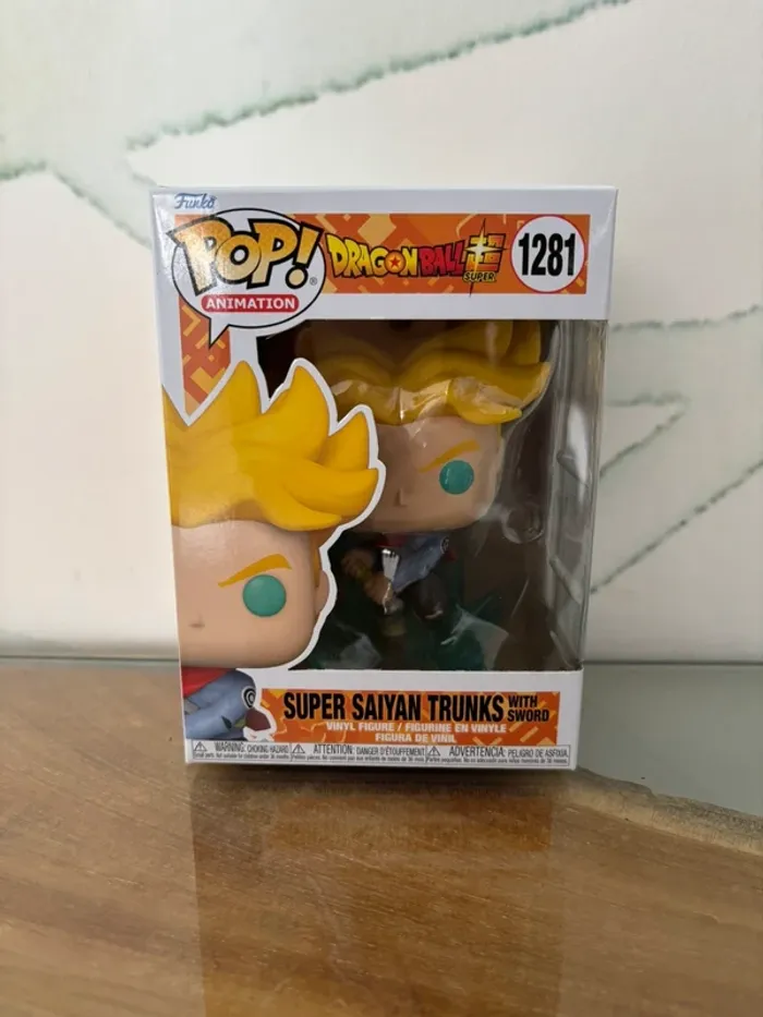 Figurine funko pop DBZ Super Saiyan Trunks 1281