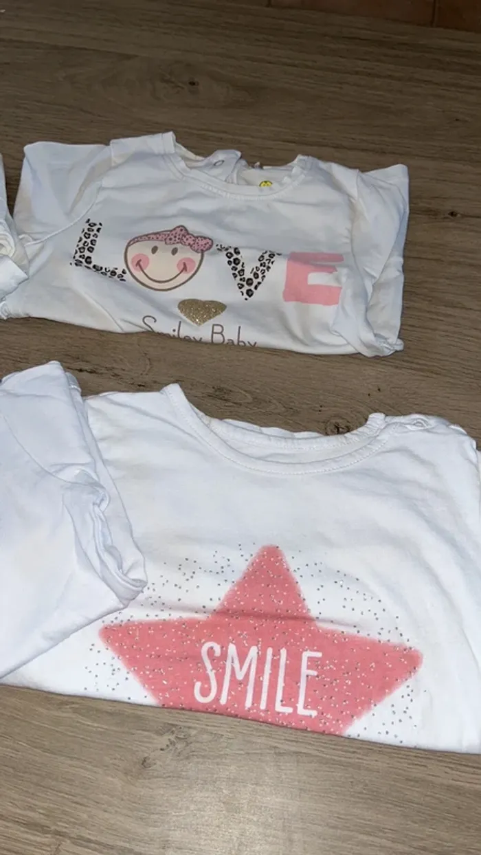 Lot de 4 haut manche longue 2 orchestra 23 mois et 36 mois ( taille petit ) et 2 gemo 24 mois - photo numéro 3