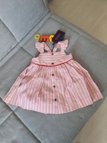 Ensemble Sergent Major robe et bloomer taille 9 mois neuf avec étiquettes