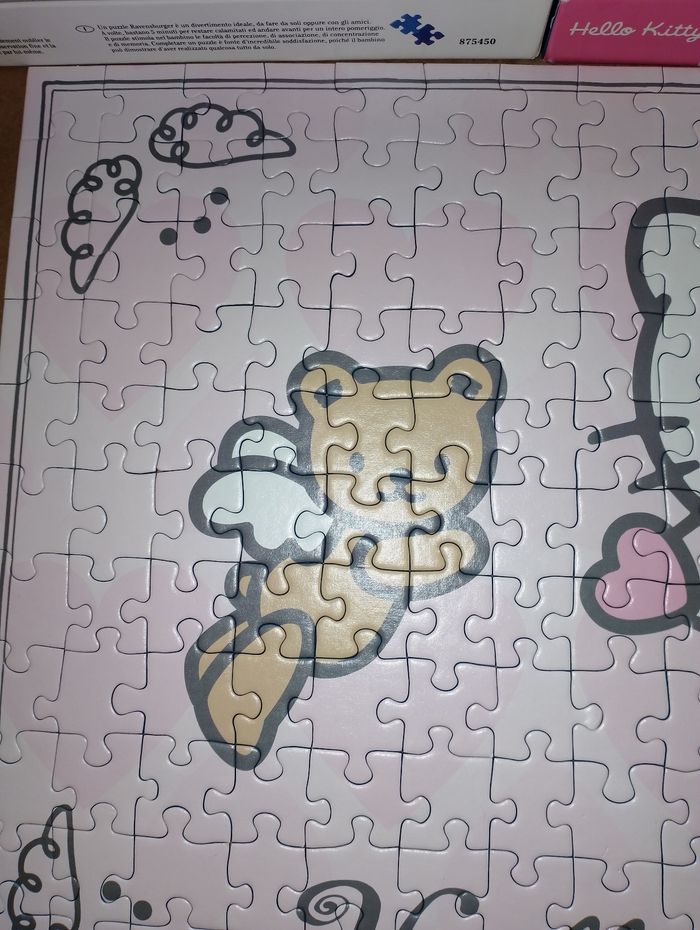 Puzzle Hello Kitty 200 pièces TBE Complet - photo numéro 3