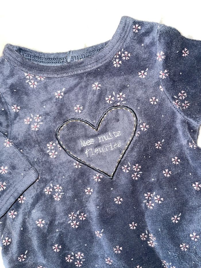 Pyjama velours 1mois - photo numéro 2