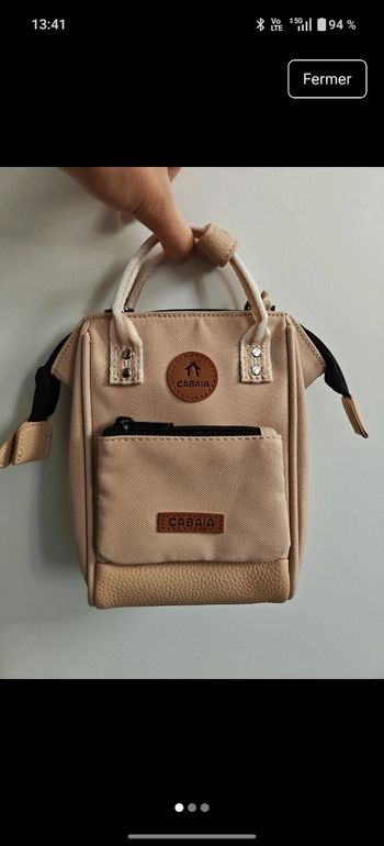 Nano bag Cabaïa beige