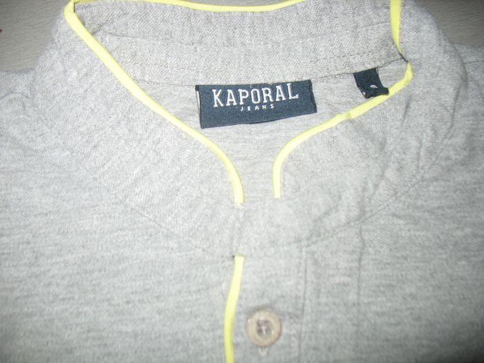 POLO MC GRIS CLAIR "KAPORAL" - TAILLE S - n°01 - photo numéro 3
