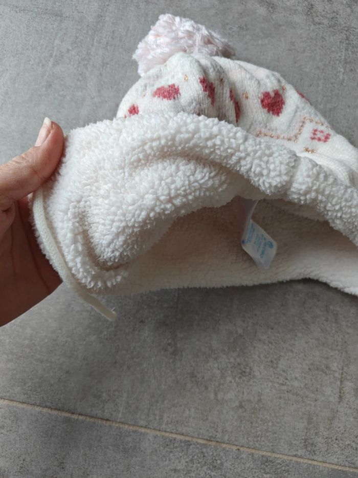 Bonnet hiver fille 51 cm 2 3 ans - photo numéro 2
