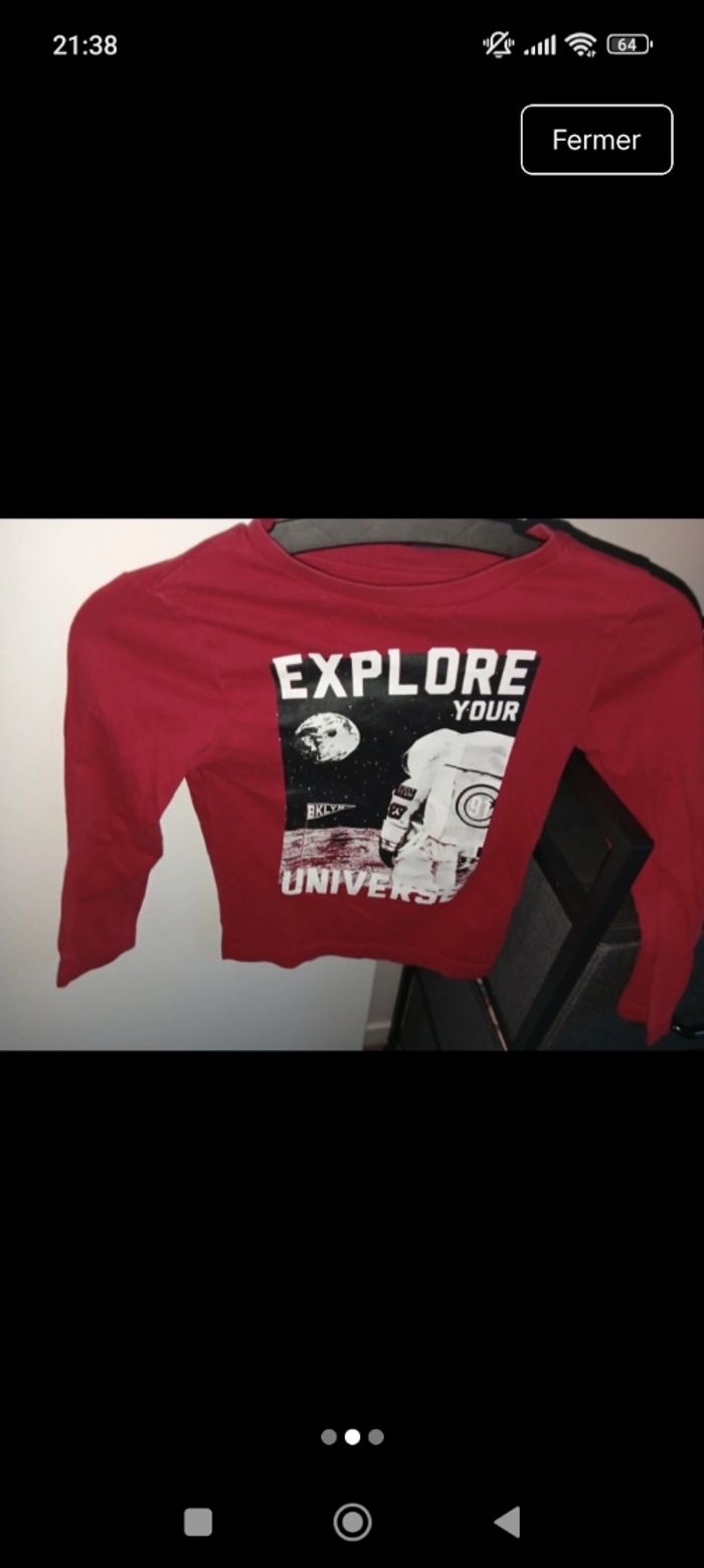 Tee shirt manche longue - photo numéro 2